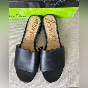 Sam Edelman Black Leather Sandals